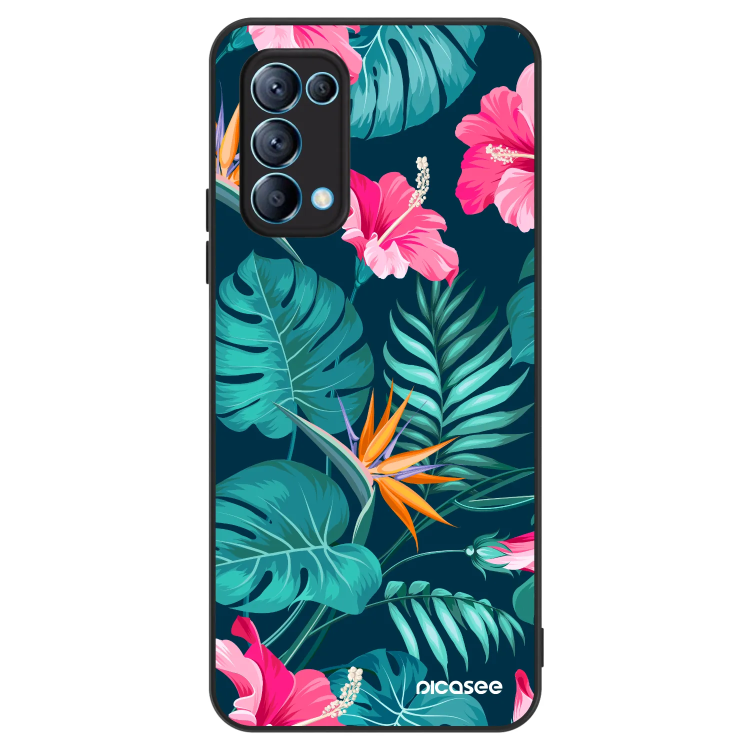 Picasee ULTIMATE CASE na OPPO Reno 5 5G - Pink Monstera