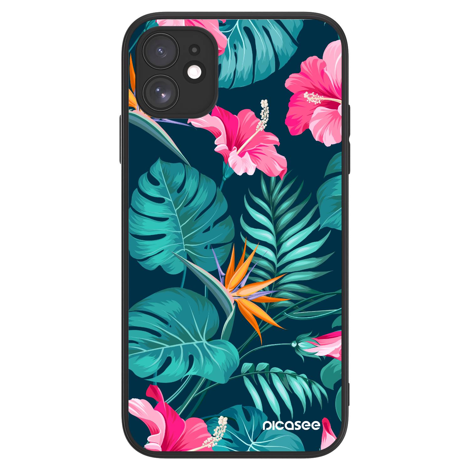 Picasee ULTIMATE CASE MagSafe pro Apple iPhone 11 - Pink Monstera