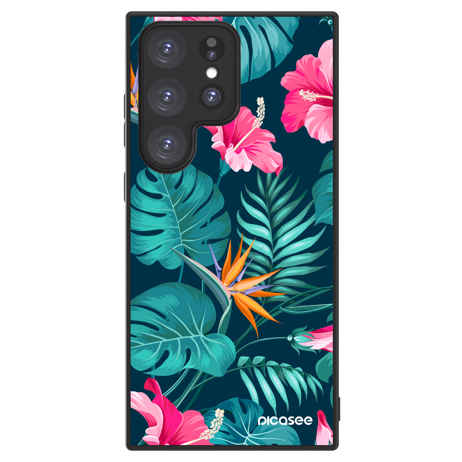 Picasee ULTIMATE CASE na Samsung Galaxy S23 Ultra 5G - Pink Monstera