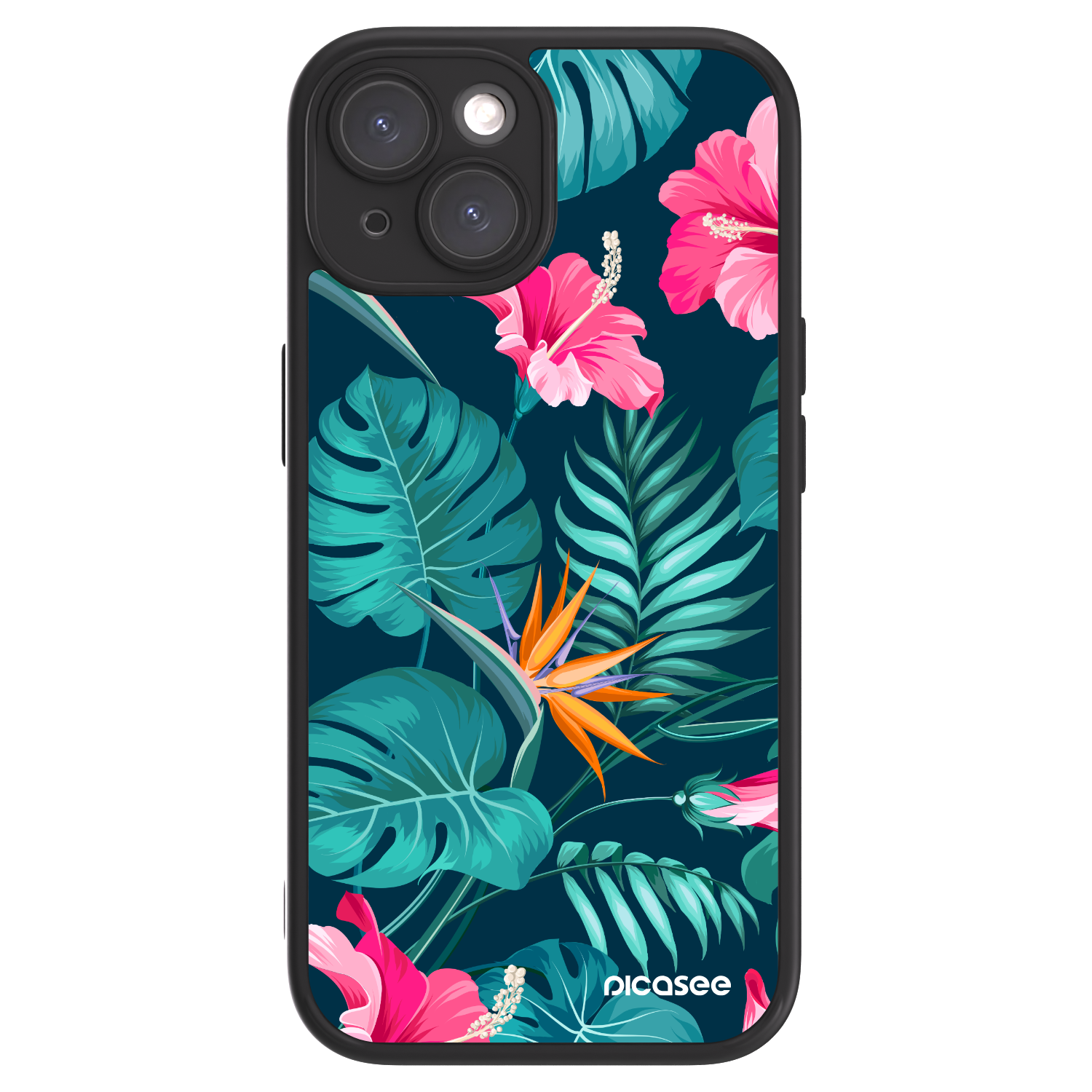 Picasee ULTIMATE CASE na Apple iPhone 15 - Pink Monstera