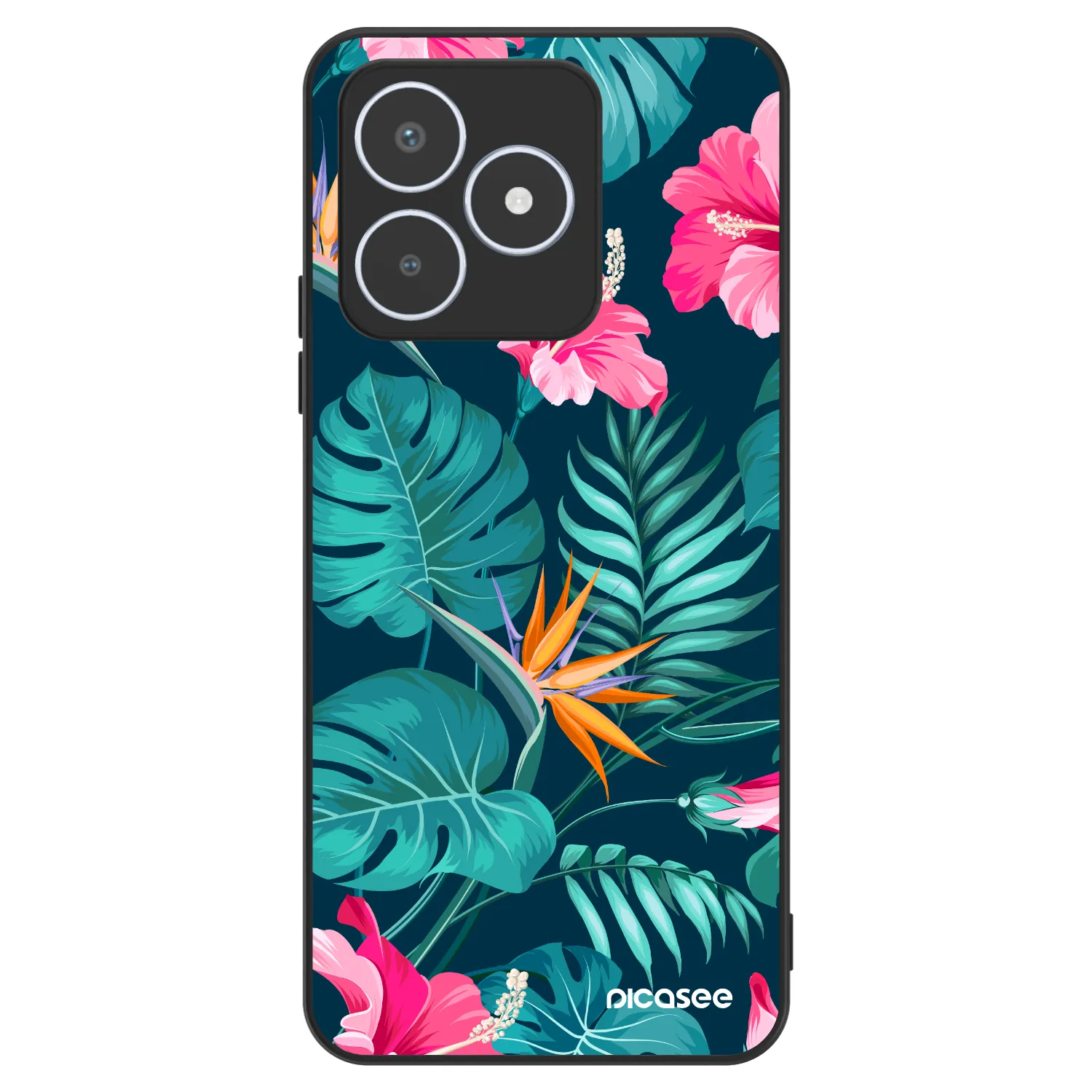 Picasee ULTIMATE CASE na Realme C53 - Pink Monstera