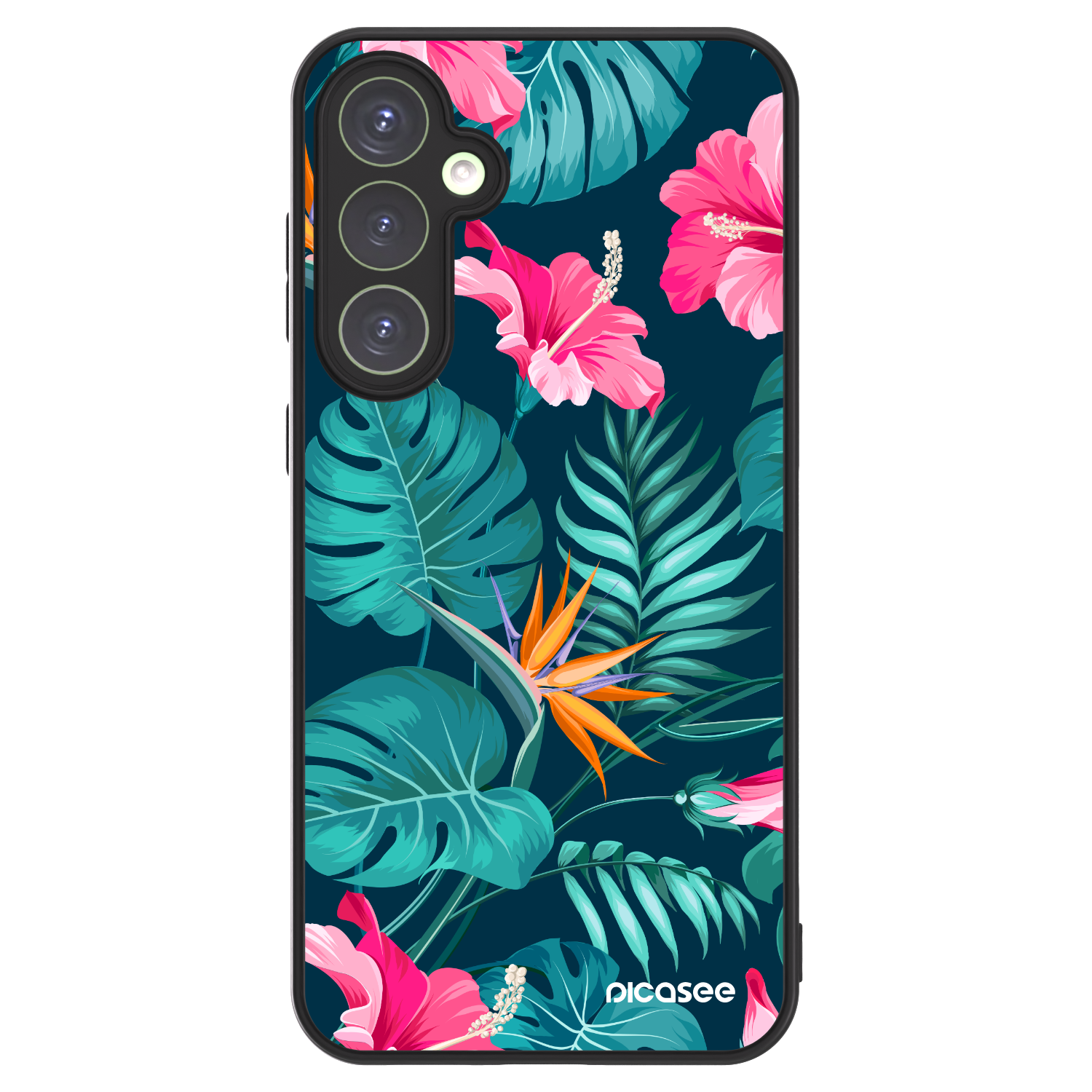 Picasee ULTIMATE CASE PowerShare pro Samsung Galaxy S23 FE S711B - Pink Monstera