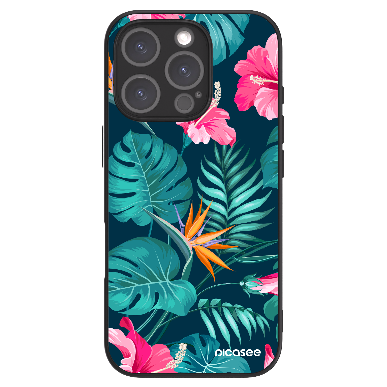 Picasee ULTIMATE CASE na Apple iPhone 16 Pro - Pink Monstera