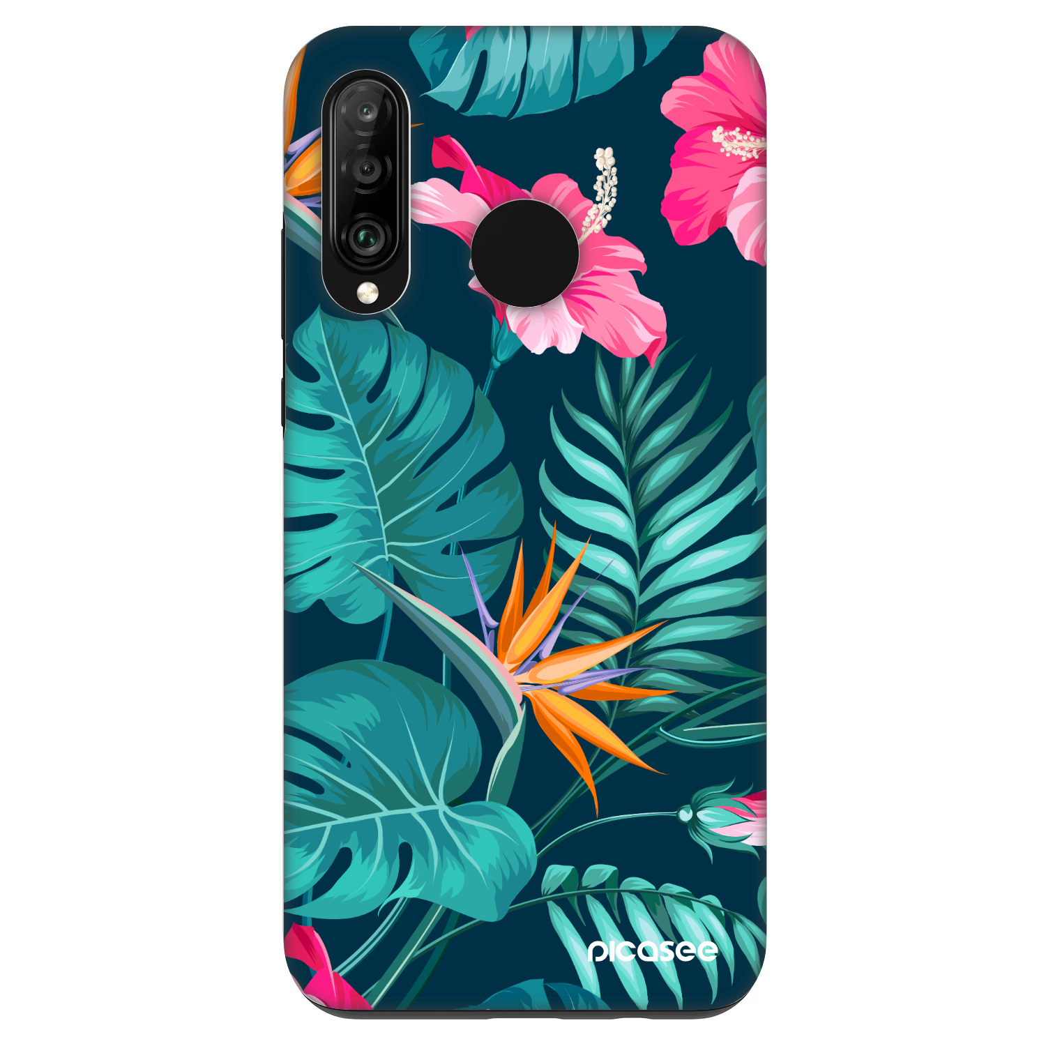 Picasee Fashion Case na Huawei P30 Lite - Pink Monstera