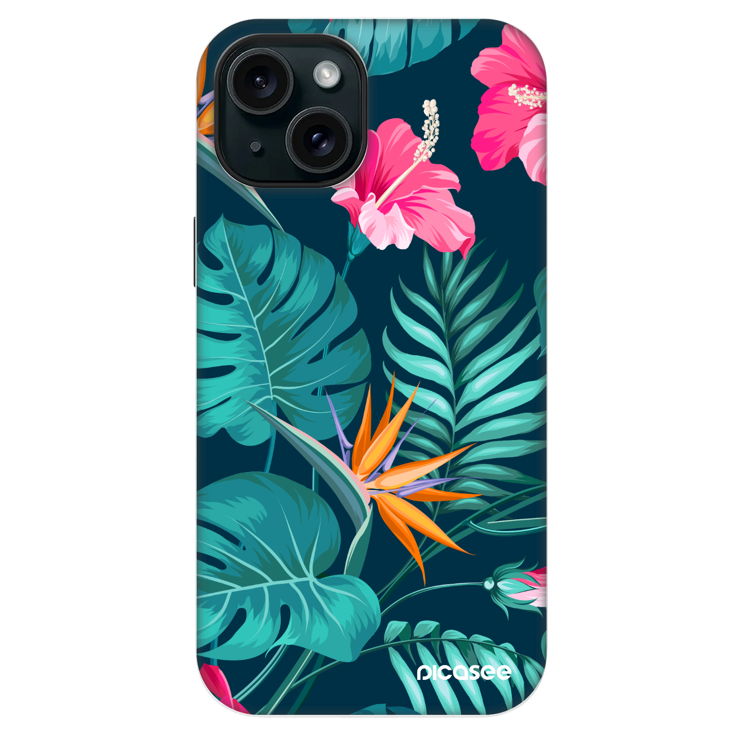 Picasee Fashion Case MagSafe na Apple iPhone 13 - Pink Monstera