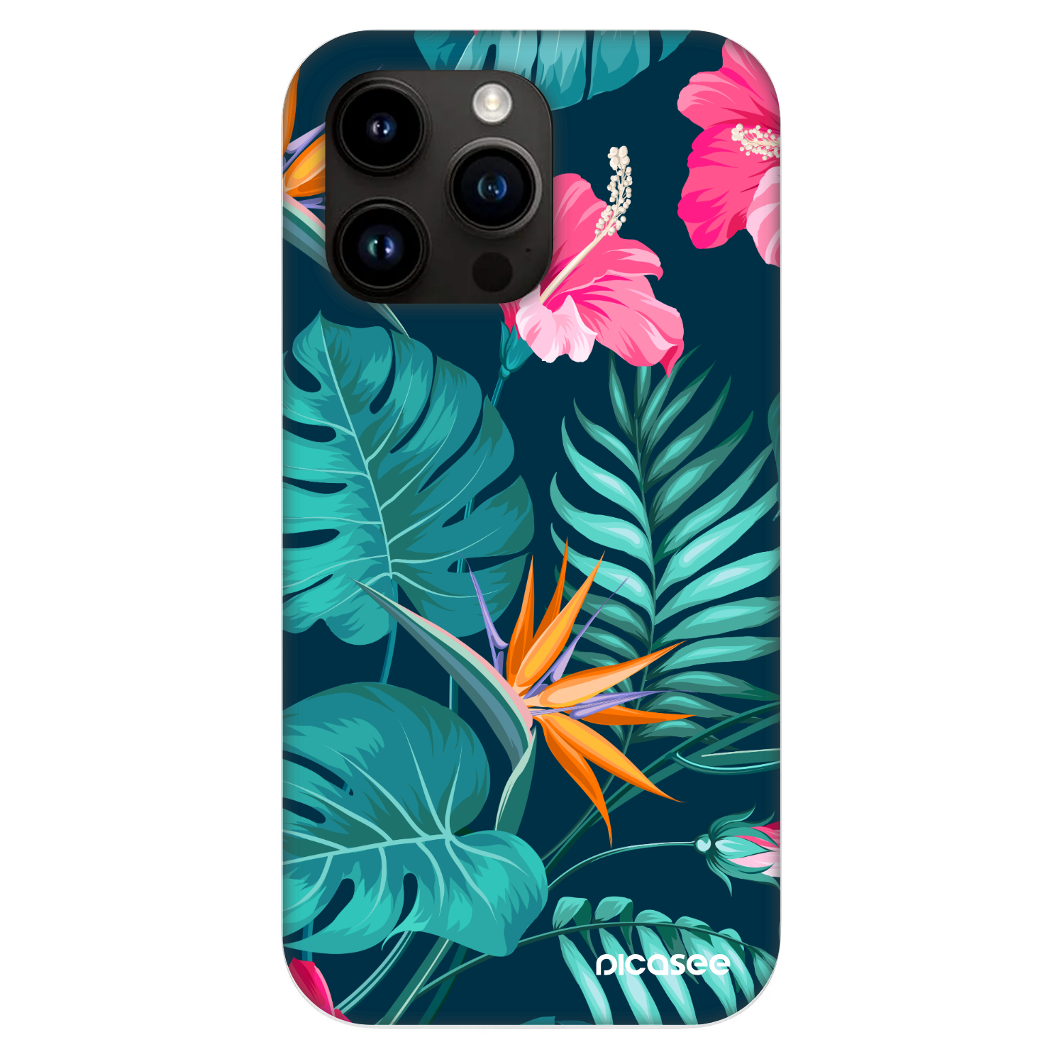 Picasee Fashion Case MagSafe na Apple iPhone 13 Pro - Pink Monstera