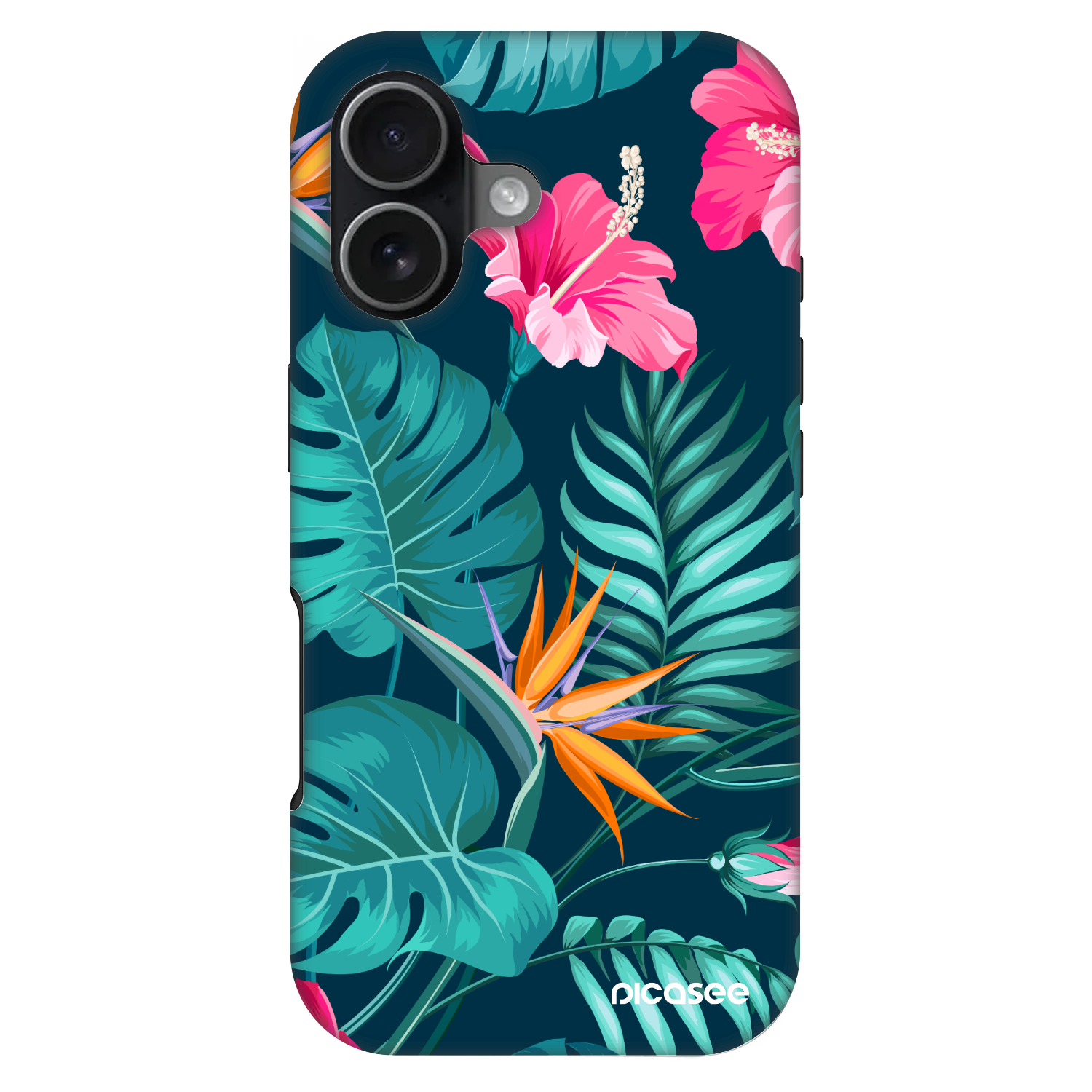 Picasee Fashion Case MagSafe na Apple iPhone 17 - Pink Monstera