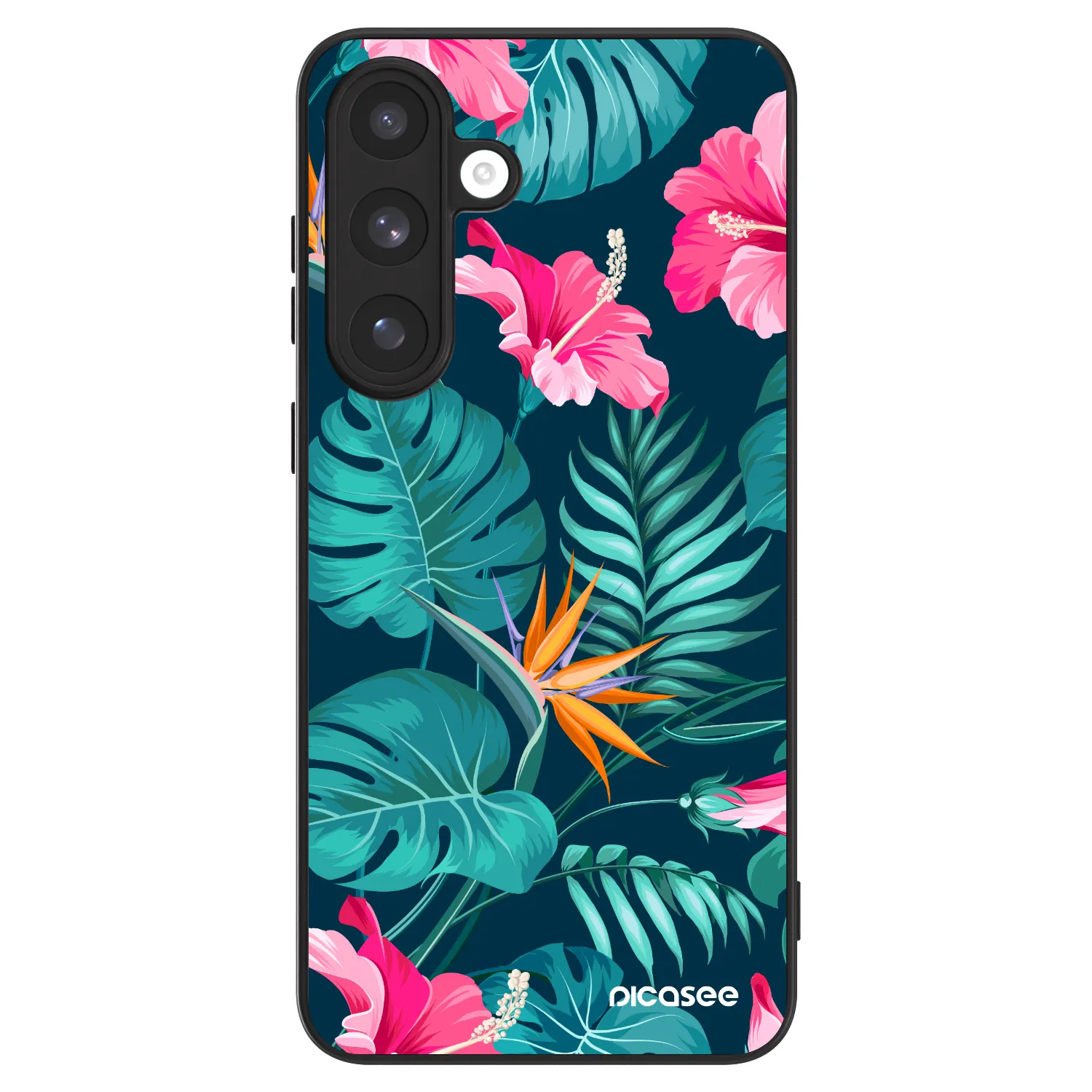 Picasee ULTIMATE CASE PowerShare pro Samsung Galaxy S25 FE 5G - Pink Monstera