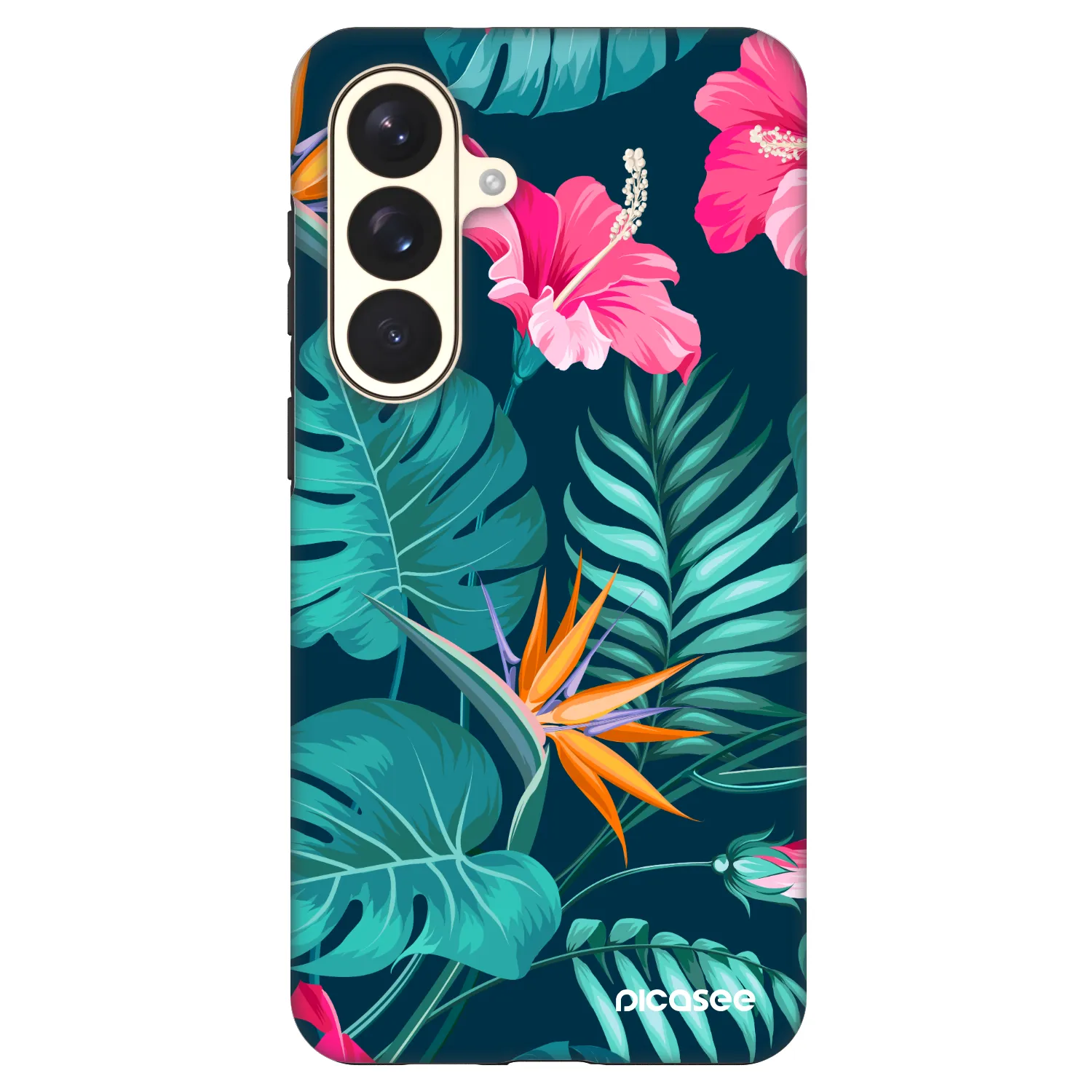 Picasee Fashion Case PowerShare pro Samsung Galaxy S26+ - Pink Monstera