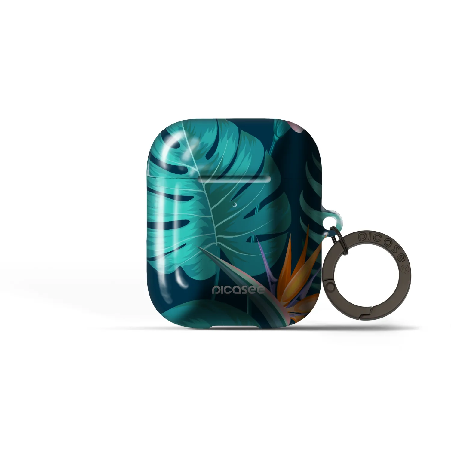 Picasee Obal pro Apple AirPods 2 - Pink Monstera