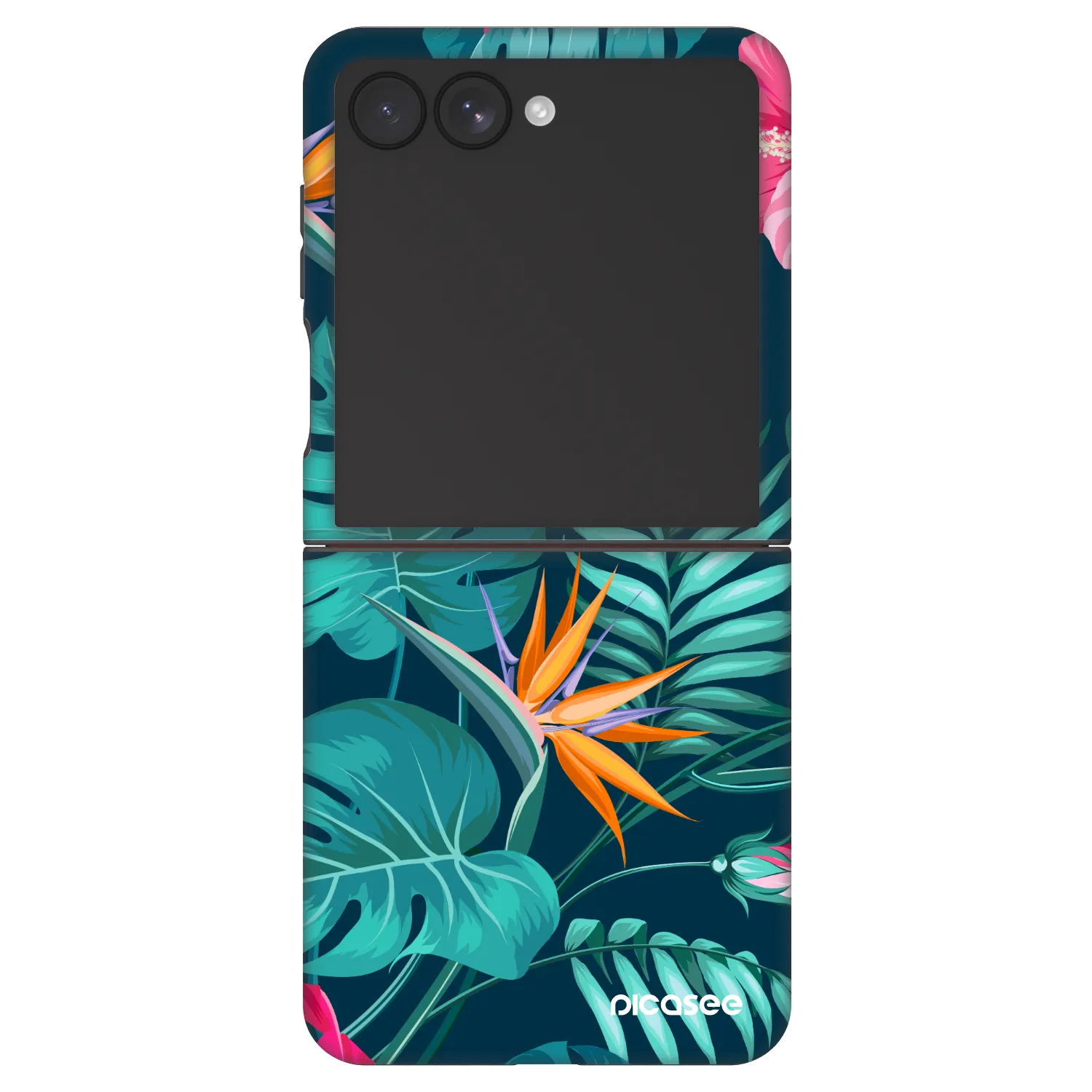 Picasee Fashion Case na Samsung Galaxy Z Flip7 5G - Pink Monstera