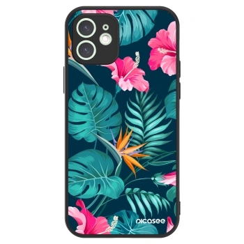 Picasee ULTIMATE CASE na Apple iPhone 12 - Pink Monstera