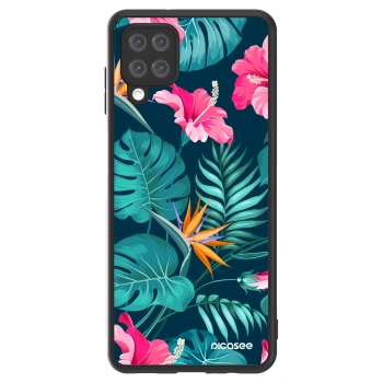 Picasee ULTIMATE CASE na Samsung Galaxy A12 A125F - Pink Monstera