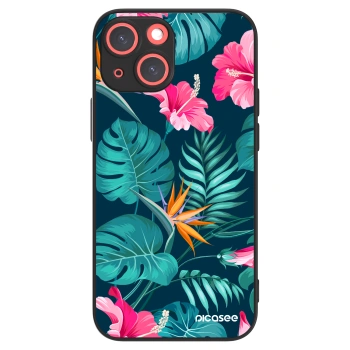 Picasee ULTIMATE CASE na Apple iPhone 13 mini - Pink Monstera