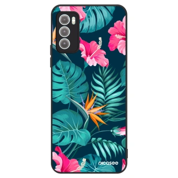Etui na Motorola Moto G60 - Pink Monstera