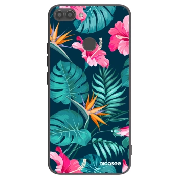 Etui na Huawei P Smart - Pink Monstera