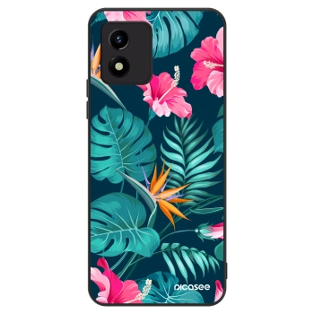 Etui na Vivo Y01 - Pink Monstera