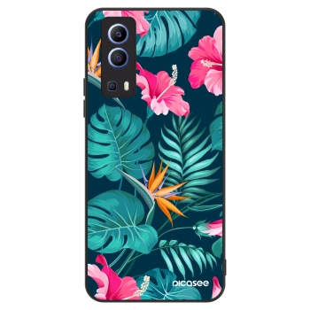 Etui na Vivo Y52 5G - Pink Monstera