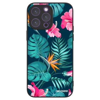 Picasee ULTIMATE CASE na Apple iPhone 14 Pro Max - Pink Monstera