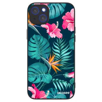 Picasee ULTIMATE CASE MagSafe pro Apple iPhone 14 Plus - Pink Monstera