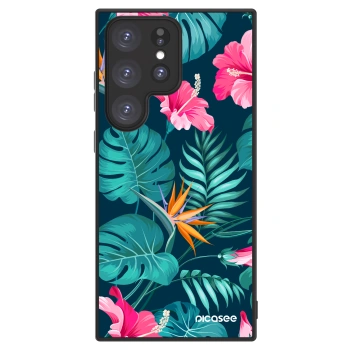 Etui na Samsung Galaxy S23 Ultra 5G - Pink Monstera