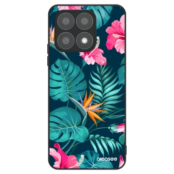 Etui na Honor X8a - Pink Monstera