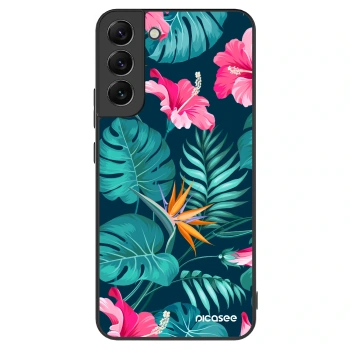 Picasee ULTIMATE CASE PowerShare pro Samsung Galaxy S22+ 5G - Pink Monstera