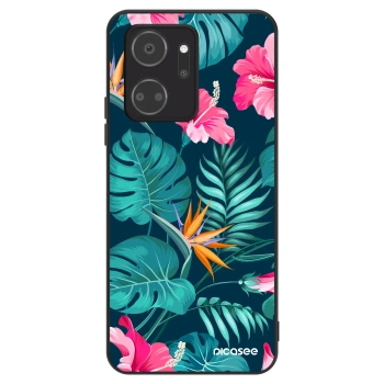 Etui na Honor X7a - Pink Monstera