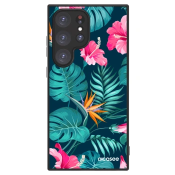 Picasee ULTIMATE CASE PowerShare pro Samsung Galaxy S24 Ultra S928B 5G - Pink Monstera