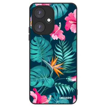 Etui na Xiaomi Redmi 13C 5G - Pink Monstera