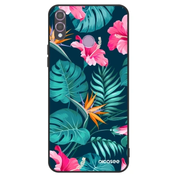 Etui na Honor 8X - Pink Monstera