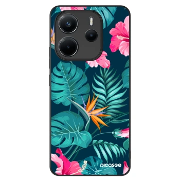Etui na Xiaomi Redmi Note 14 4G - Pink Monstera