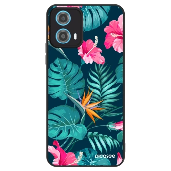 Etui na Motorola Moto G34 5G - Pink Monstera