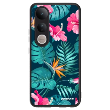 Etui na Vivo V50 Lite 5G - Pink Monstera