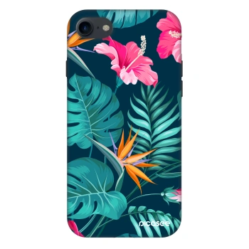 Etui na Apple iPhone SE 2020 - Pink Monstera