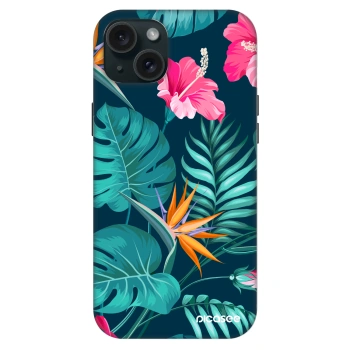 Etui na Apple iPhone 15 Plus - Pink Monstera