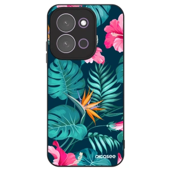 Etui na Xiaomi Redmi 15C 5G - Pink Monstera