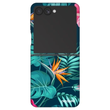 Picasee Fashion Case na Samsung Galaxy Z Flip7 5G - Pink Monstera