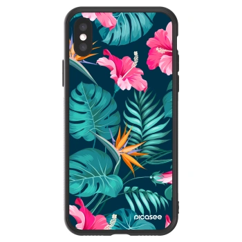 Picasee ULTIMATE CASE na Apple iPhone X/XS - Pink Monstera