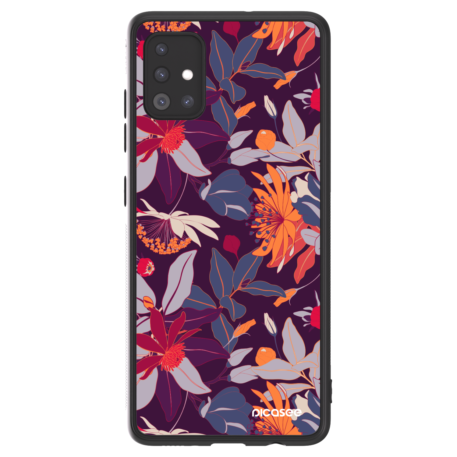 Picasee ULTIMATE CASE na Samsung Galaxy A51 A515F - Purple Leaf