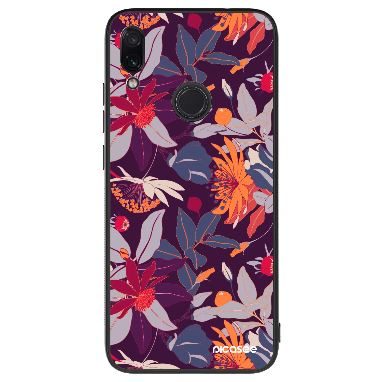 Picasee ULTIMATE CASE na Xiaomi Redmi Note 7 - Purple Leaf
