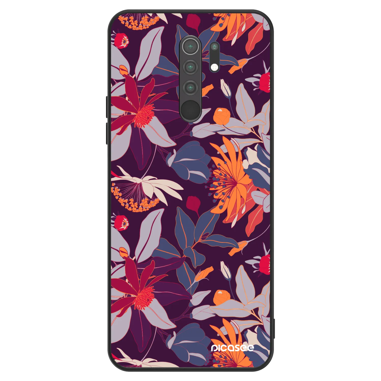Picasee ULTIMATE CASE na Xiaomi Redmi 9 - Purple Leaf