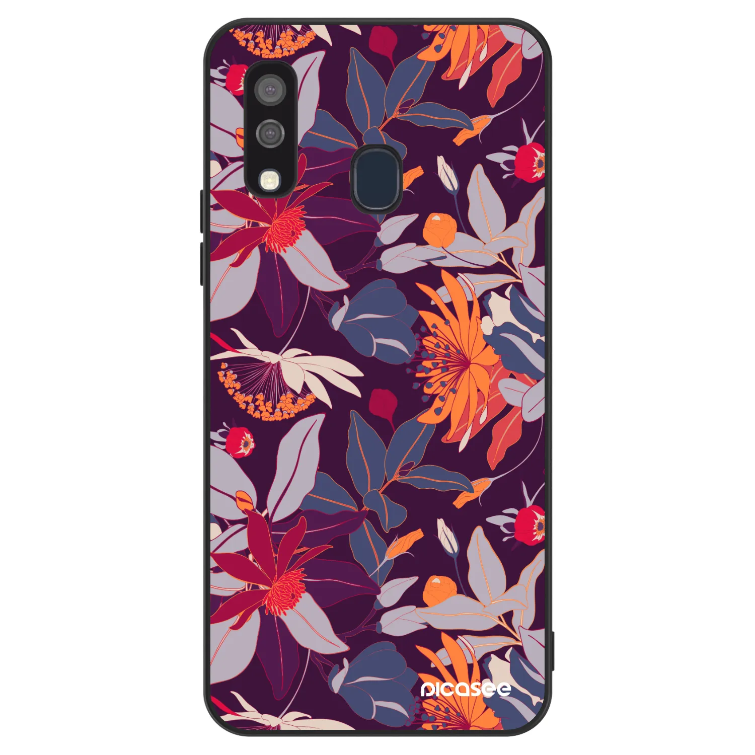 Picasee ULTIMATE CASE na Samsung Galaxy A40 A405F - Purple Leaf