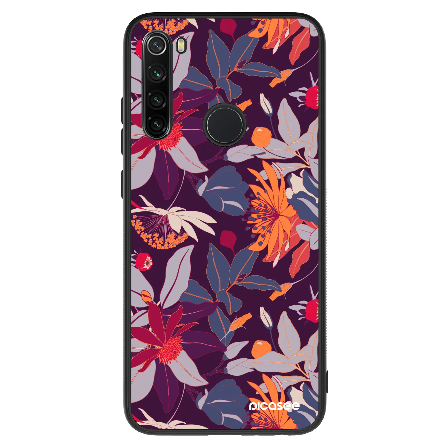 Picasee ULTIMATE CASE na Xiaomi Redmi Note 8 - Purple Leaf