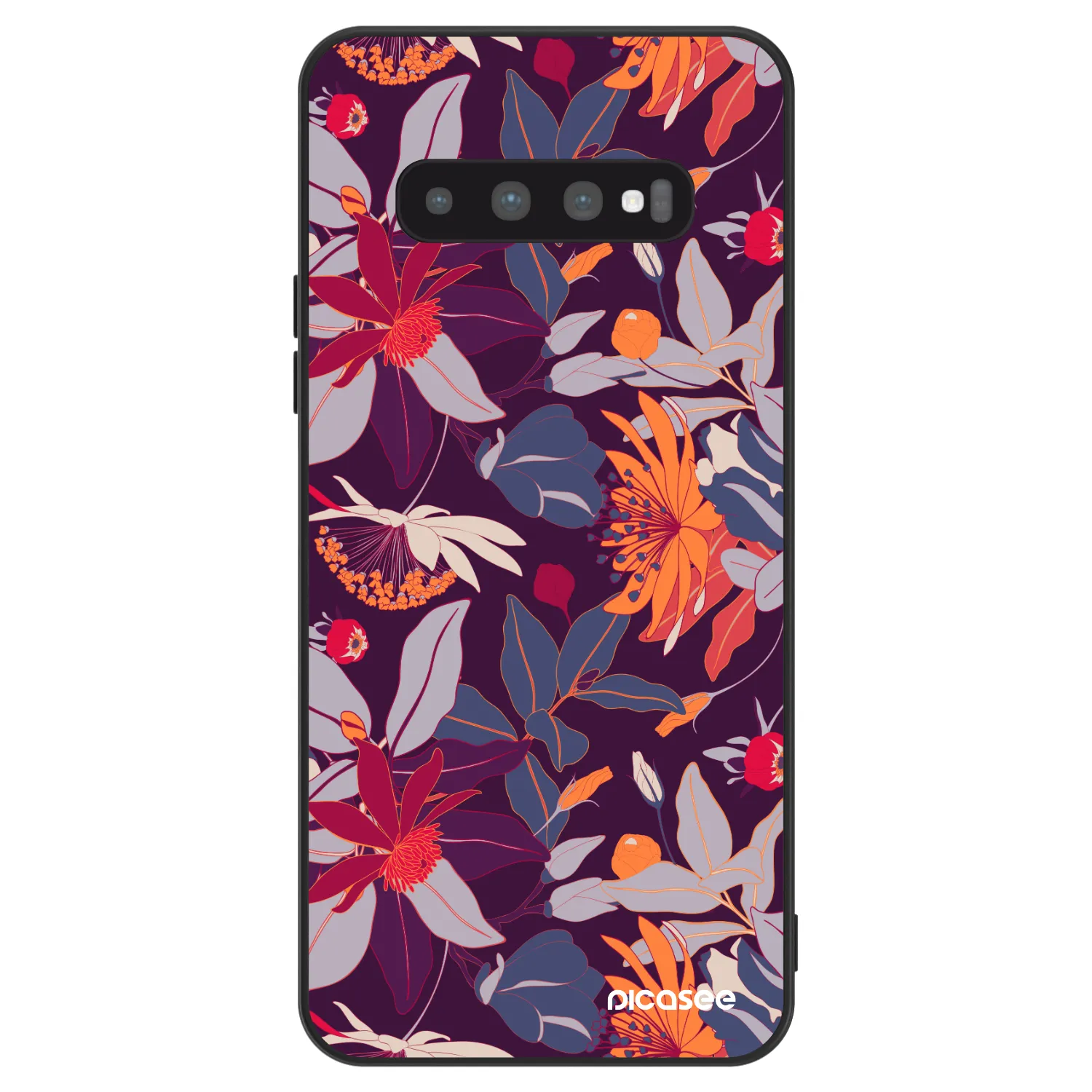 Picasee ULTIMATE CASE na Samsung Galaxy S10 G973 - Purple Leaf