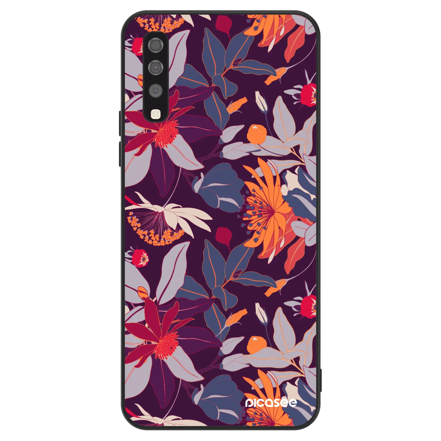 Picasee ULTIMATE CASE na Samsung Galaxy A70 A705F - Purple Leaf