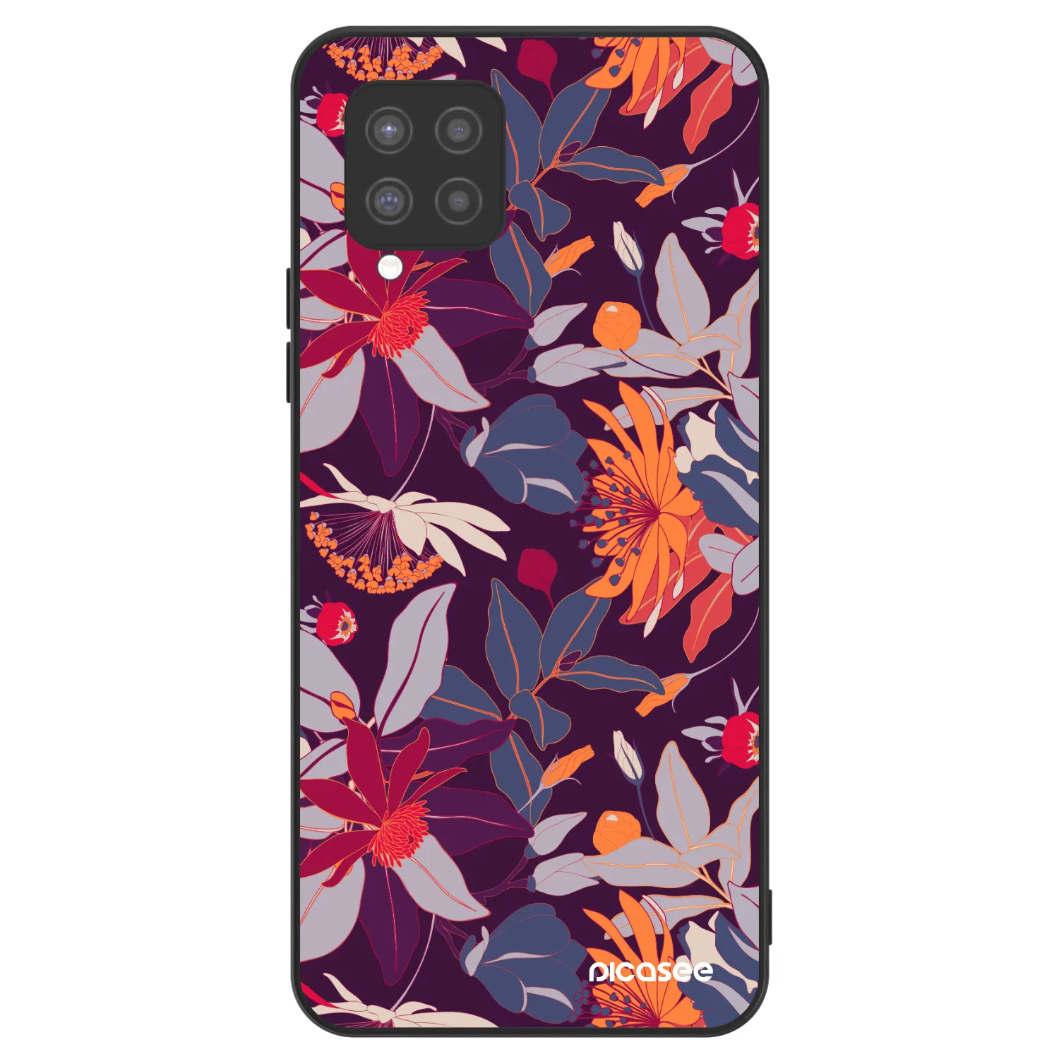 Picasee ULTIMATE CASE na Samsung Galaxy A42 A426B - Purple Leaf