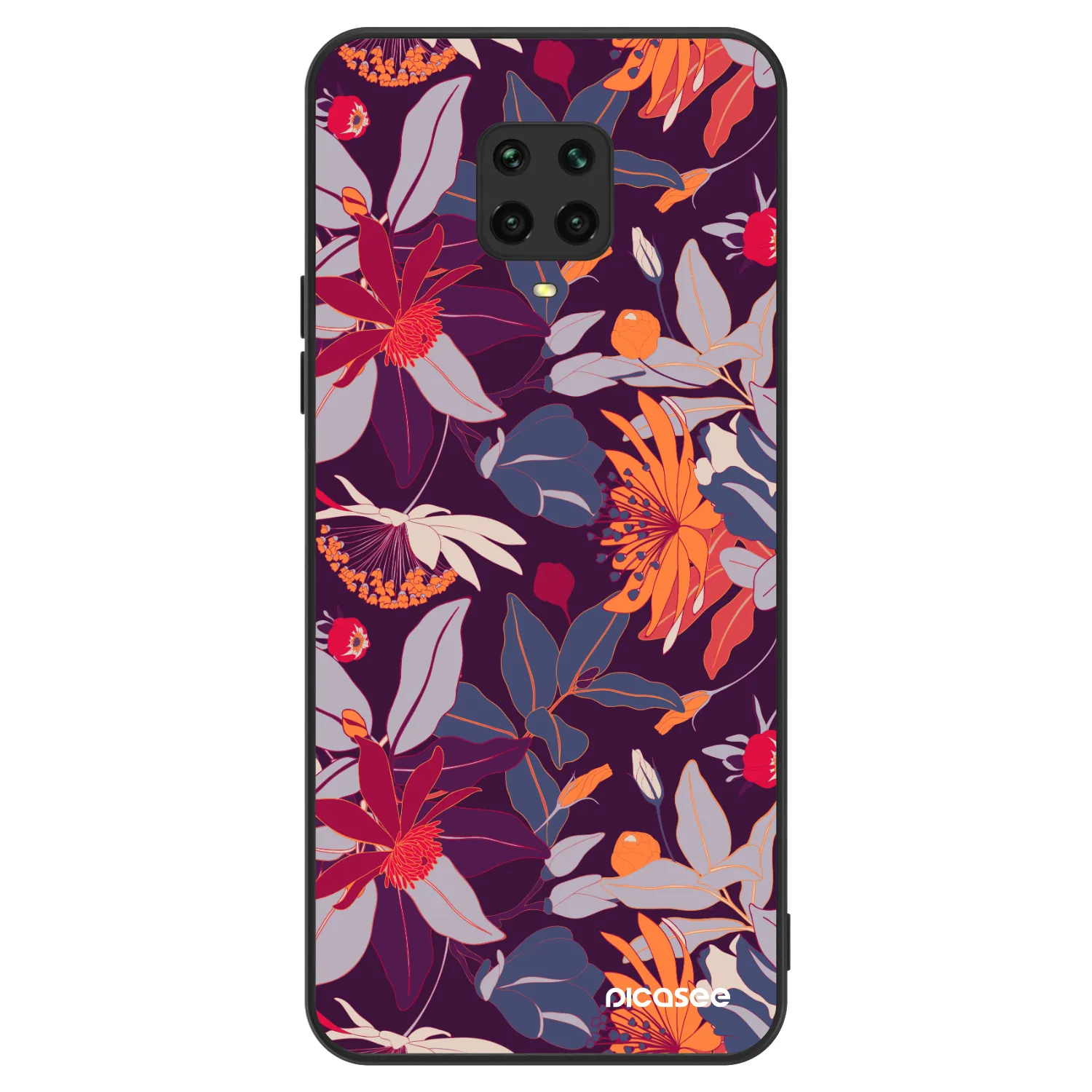 Picasee ULTIMATE CASE na Xiaomi Redmi Note 9S - Purple Leaf