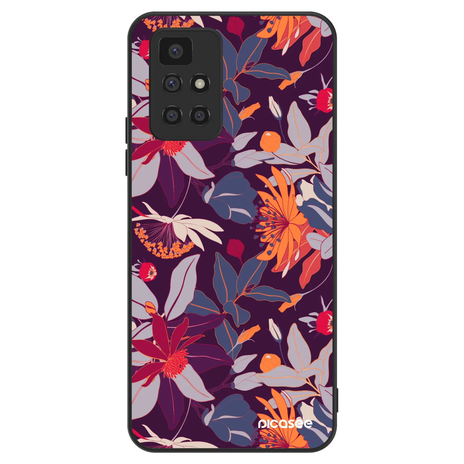 Picasee ULTIMATE CASE na Xiaomi Redmi 10 - Purple Leaf