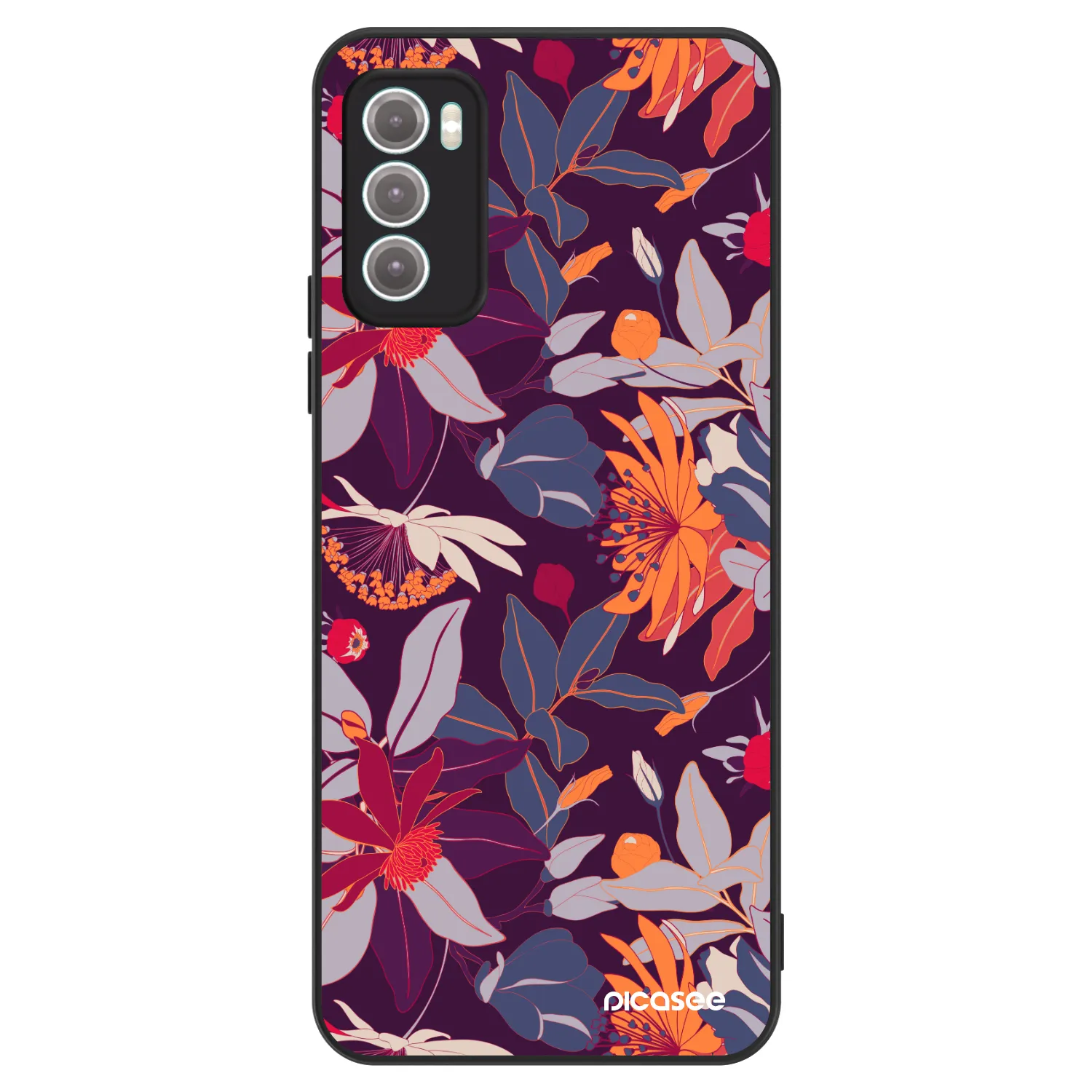 Picasee ULTIMATE CASE na Motorola Moto G60 - Purple Leaf